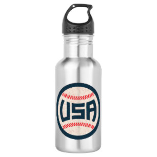 Team USA Baseball Stainless Steel Water Bottle
