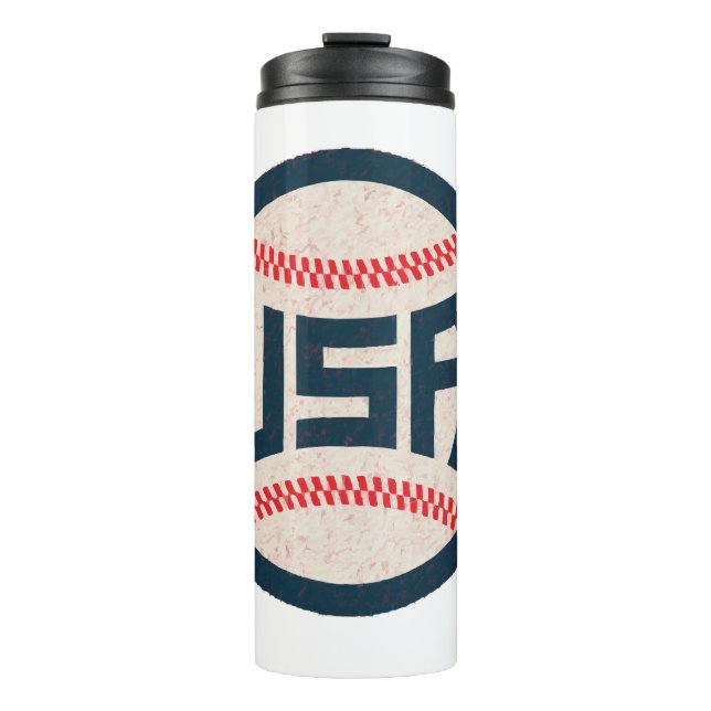 Team USA Baseball Thermal Tumbler (Front)