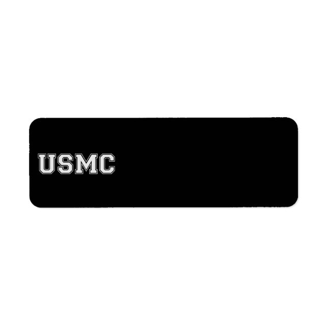 Team USMC Label (Front)