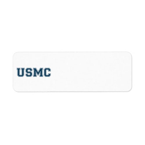 Team USMC Label