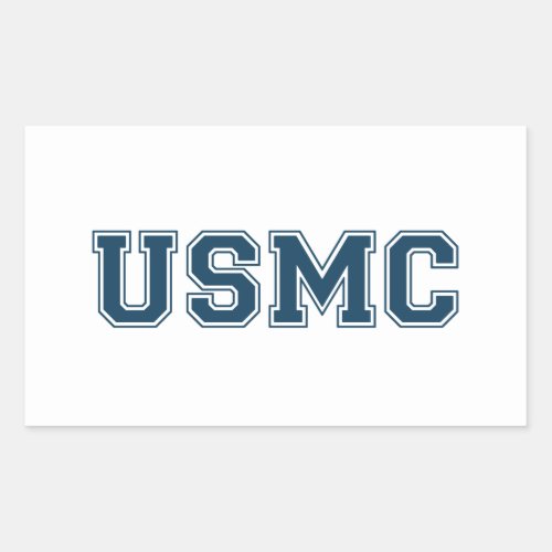 Team USMC Rectangular Sticker