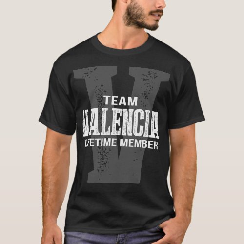 Team VALENCIA Lifetime Member T_Shirt