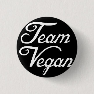 Team Vegan Pinback Button