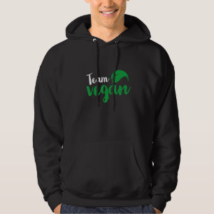 Team Vegan  Veganism Crew Group Outfit Natural Nut Hoodie