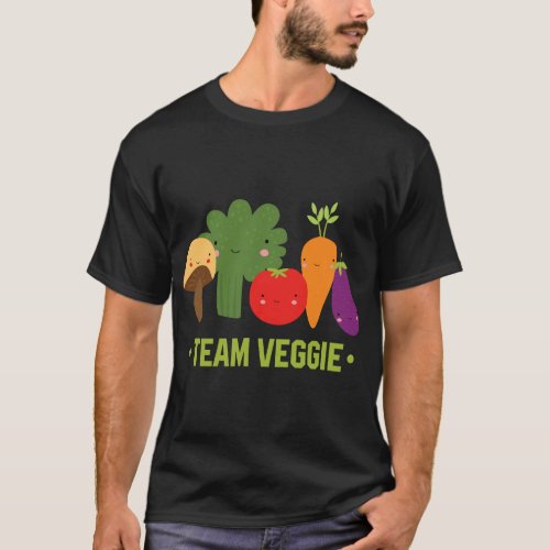Team Veggie Vegan Vegetable Gardener Gardening T_Shirt