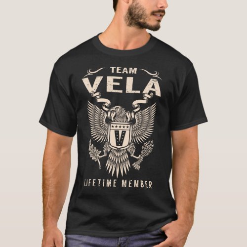 Team VELA Lifetime Member T_Shirt