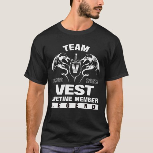 Team VEST _ Lifetime Member T_Shirt