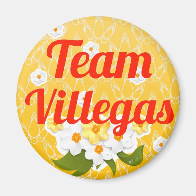 Team Villegas Magnet (Front)