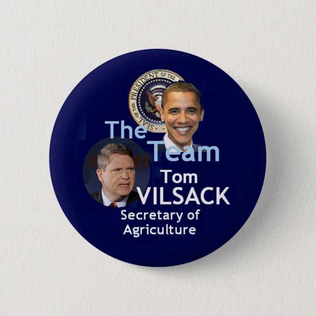 Team Vilsack Button (Front)