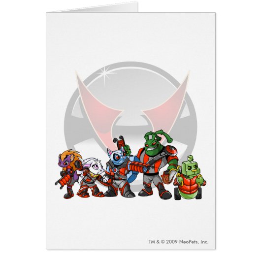 Team Virtupets Space Station Group Cards (Front)