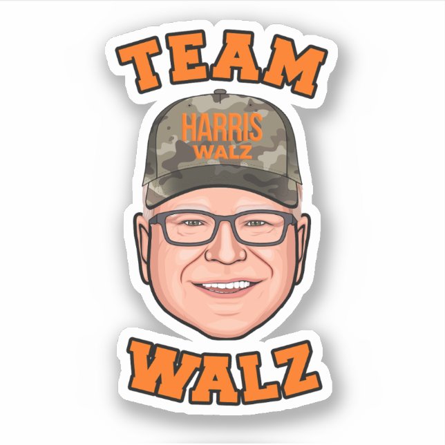 Team Walz Sticker (Front)
