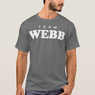 Team Webb Personalized Surname Bride Groom Family  T-Shirt