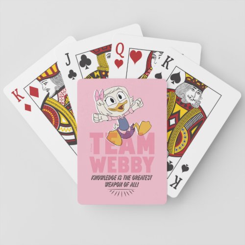 Team Webby Playing Cards