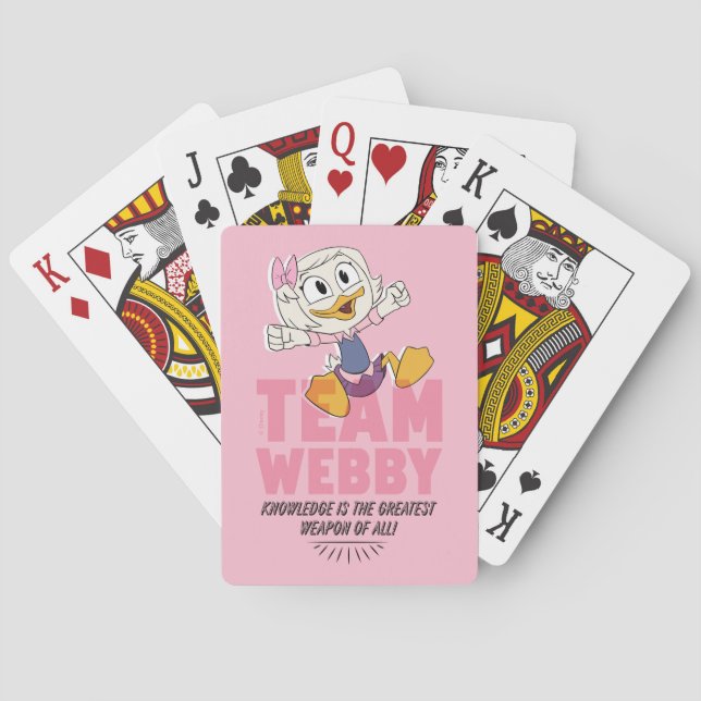 Team Webby Playing Cards (Back)