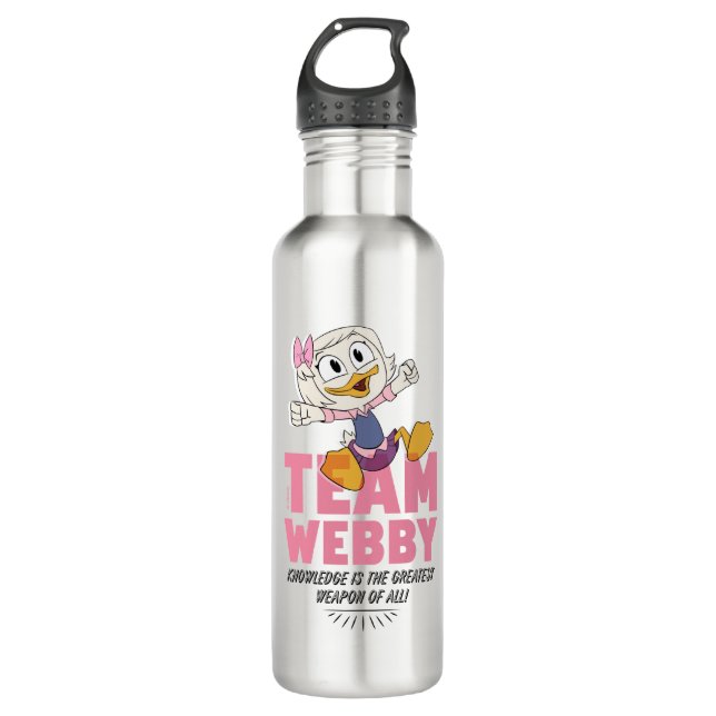 Team Webby Stainless Steel Water Bottle (Front)