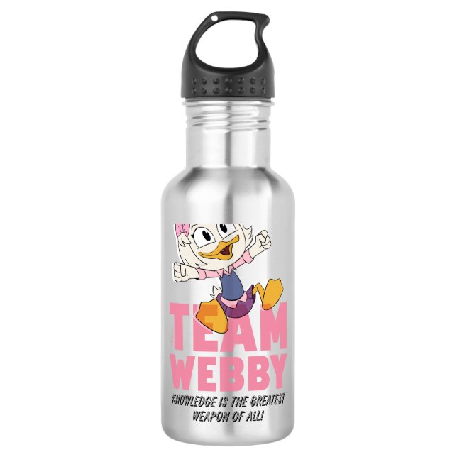 Team Webby Stainless Steel Water Bottle (Front)