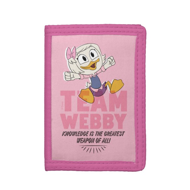 Team Webby Tri-fold Wallet (Front Vertical)