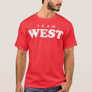 Team West Personalized Surname Bride Groom Family  T-Shirt