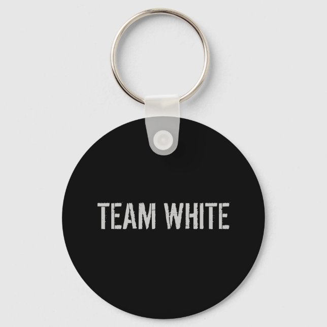 TEAM WHITE KEYCHAIN (Front)