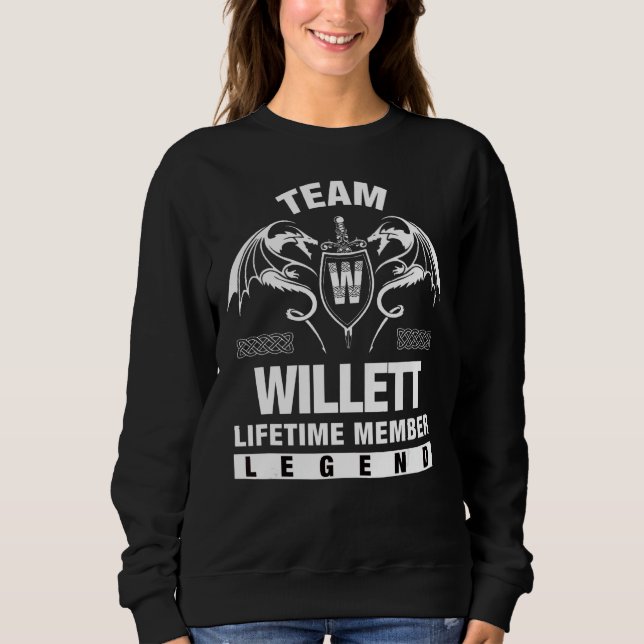 Team Willett Lifetime Member Sweatshirt (Front)