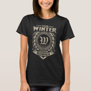 Team WINTER Lifetime Member Surname WINTER Family T-Shirt