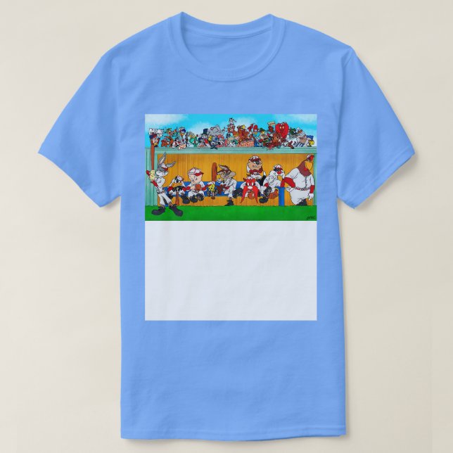 Team with Character T-Shirt (Design Front)