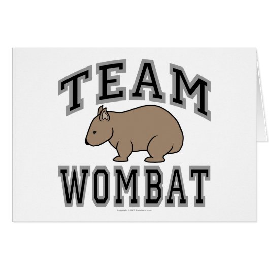 Team Wombat V Cards (Front Horizontal)