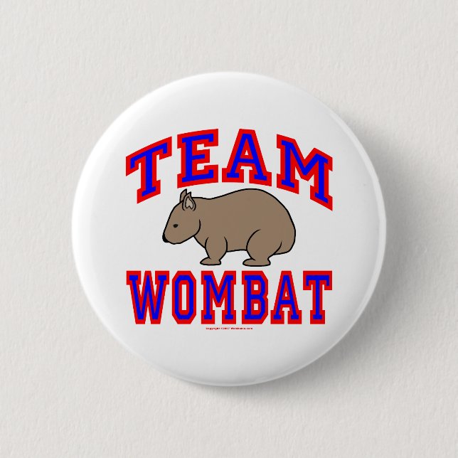 Team Wombat VI Button (Front)