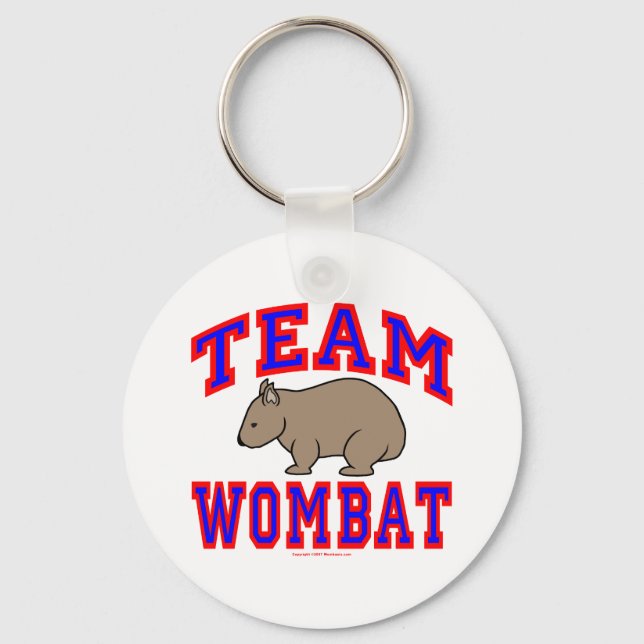 Team Wombat VI Keychain (Front)