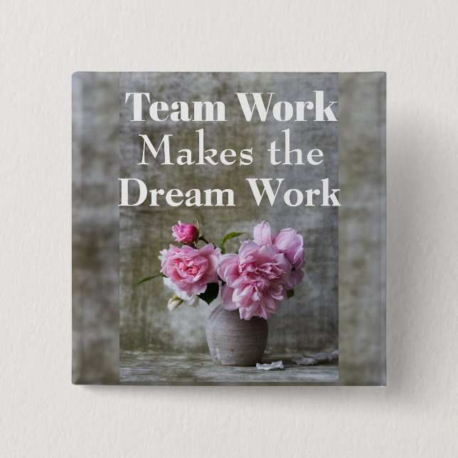 Team Work Button (Front)