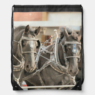 Team work drawstring bag