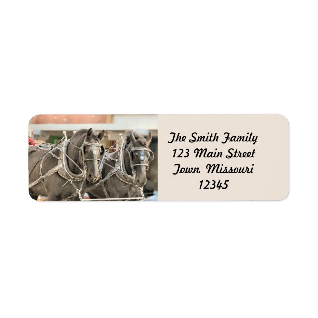 Team Work Label (Front)