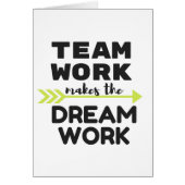 Team Work Makes the Dream Work (Front)