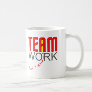 Team work - there it is! - "i" coffee mug