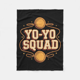Team Yoyo Player Squad Yo-yo  Fleece Blanket