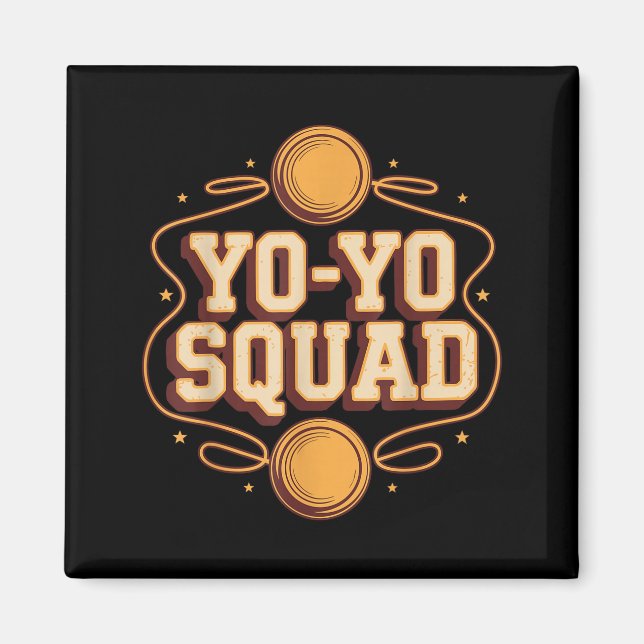 Team Yoyo Player Squad Yo-yo  Magnet (Front)