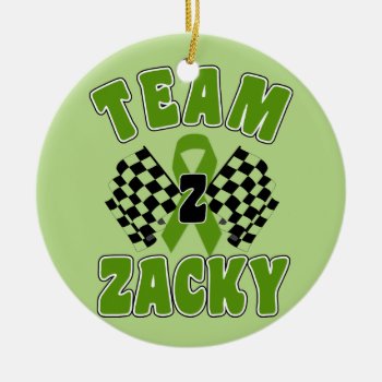Team Zacky Ceramic Ornament by OneStopGiftShop at Zazzle