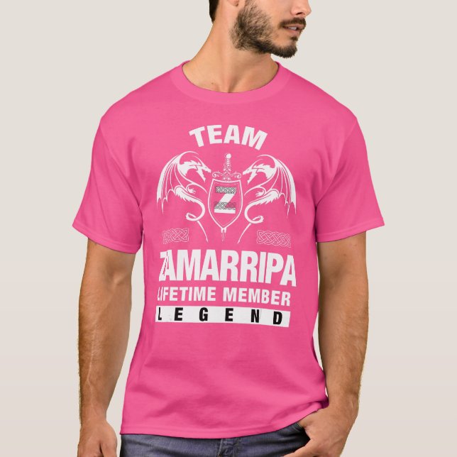 Team Zamarripa Lifetime Member   T-Shirt (Front)