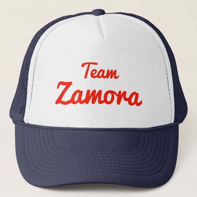 Team Zamora Trucker Hat (Front)