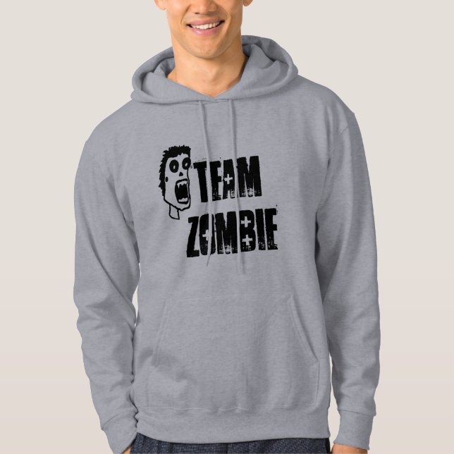 "Team Zombie" Zombie Hoodie (Front)