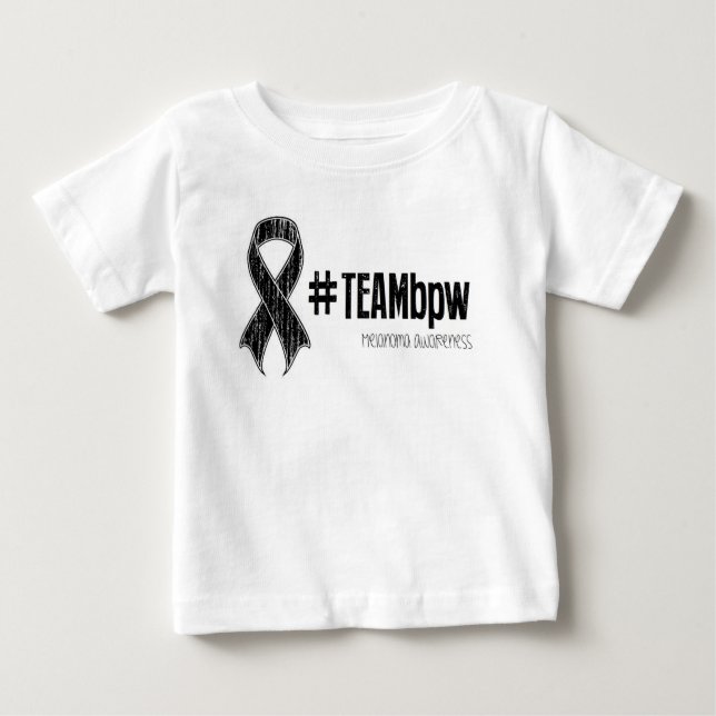 #TEAMbpw Baby t-shirt (White) (Front)