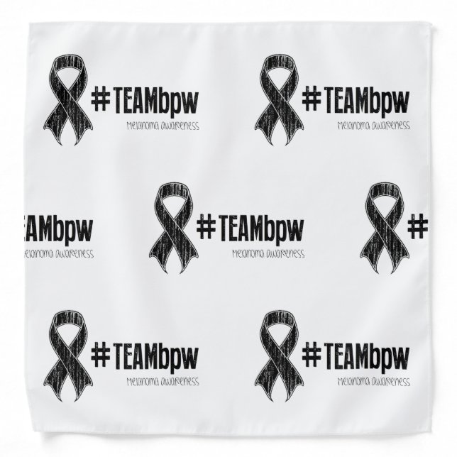 #TEAMbpw bandana 100% cotton (Front)