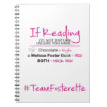 #TeamFosterette If Reading Do Not Disturb Notebook