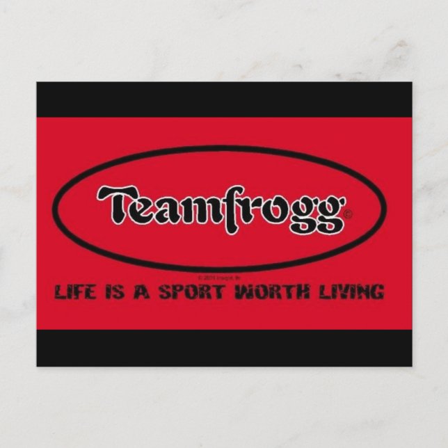 teamfrogg postcard 1 (Front)