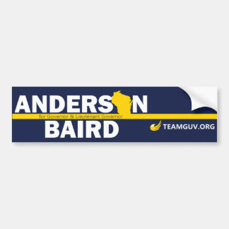 TeamGuv – Anderson / Baird Bumper Sticker