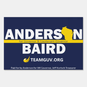 TeamGuv — Anderson / Baird Sign