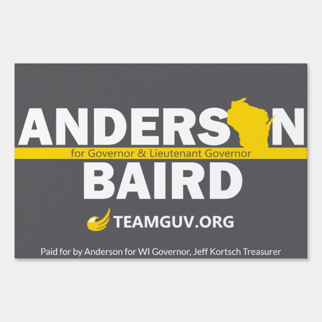 TeamGuv — Anderson / Baird Sign (Front)