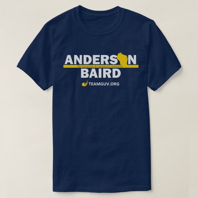 TeamGuv — Anderson / Baird T-Shirt (Design Front)