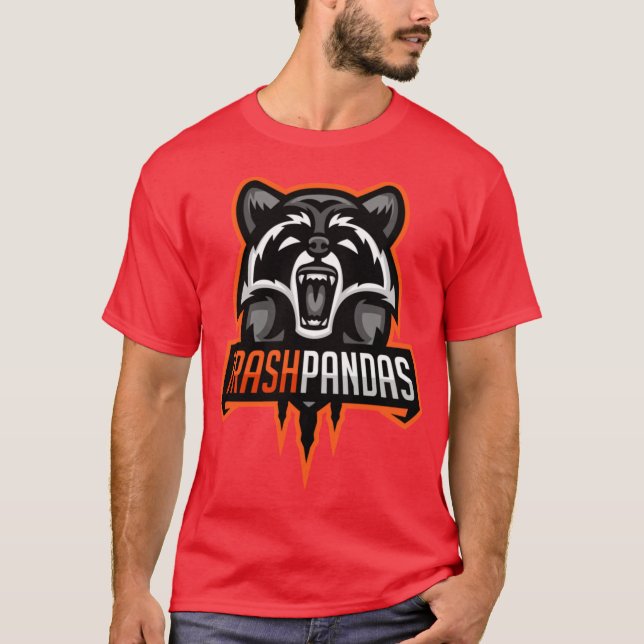 Teamrash Pandas funny T-Shirt (Front)