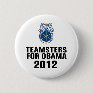 Teamsters For Obama Pinback Button